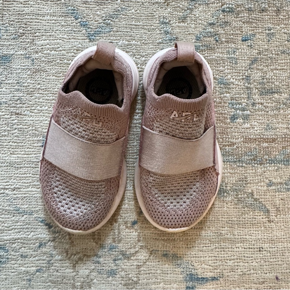 APL Kids TechLoom Bliss Pink Slip-On Sneakers